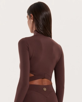 Mocha Activewear Set – 5. kép