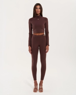 Mocha Activewear Set – 1. kép