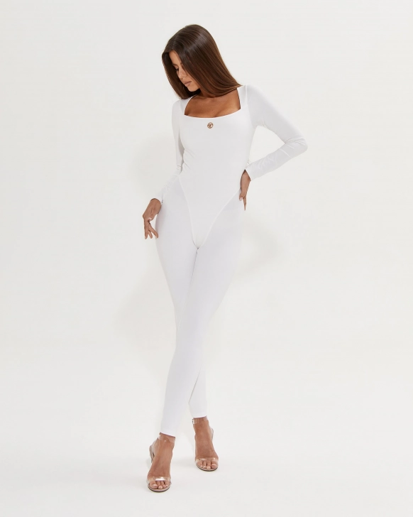 Combinaison Longue Élégante à Manches Longues