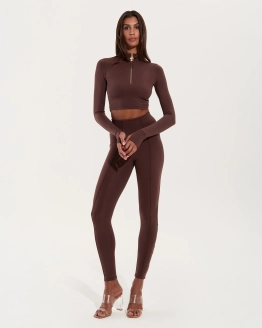 Mocha Activewear Set – 2. kép