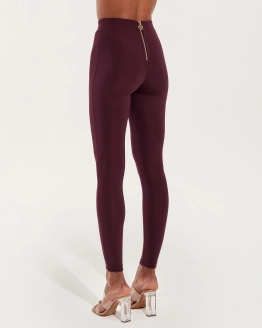 Legging avec zip au dos – Burgundy – 5. kép