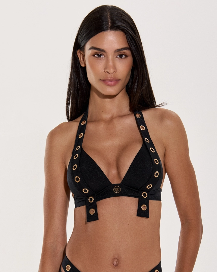 Sutien Bikini Triunghi Push-Up Cu Inele