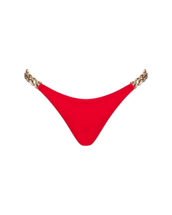 Slip bikini brasiliano con catena
