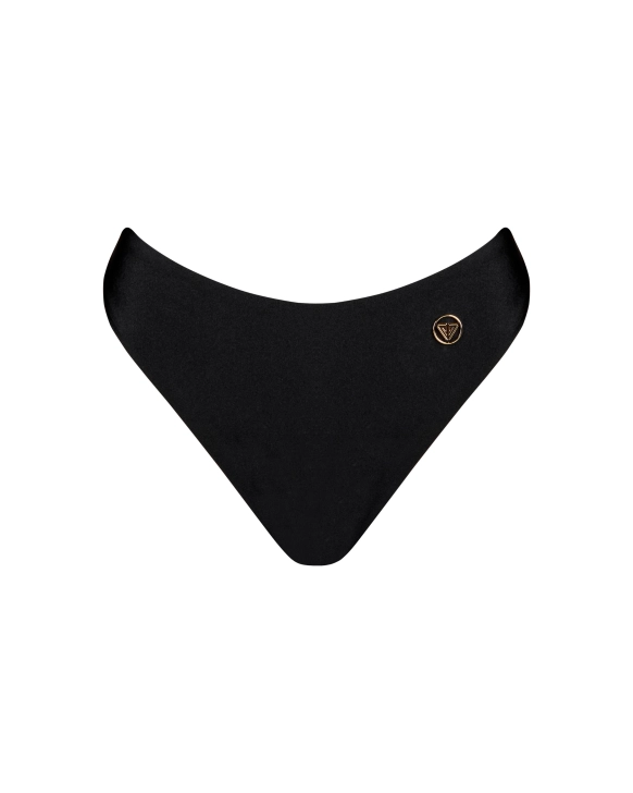 Klasické nohavičky s vysokým pásom a zlatým logom