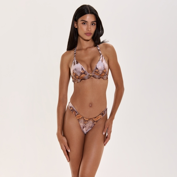 Shiny Snake Bikini Set