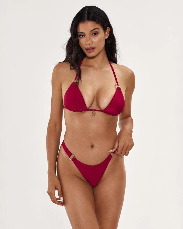 Sutien Bikini Push-Up cu Inel Auriu