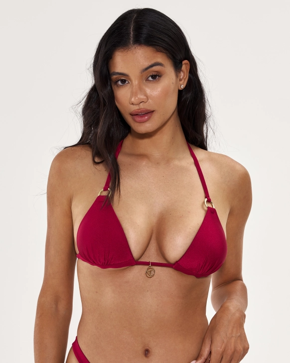 Sutien Bikini Push-Up cu Inel Auriu