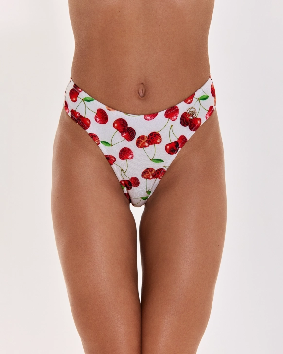 Slip Bikini Brazilian Cu Logo Auriu