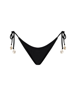 Brazilian-Slip mit seitlichen Bändern und goldenen Anhängern