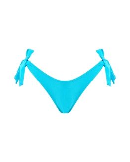 Slip brazilian cu legături laterale și logo auriu