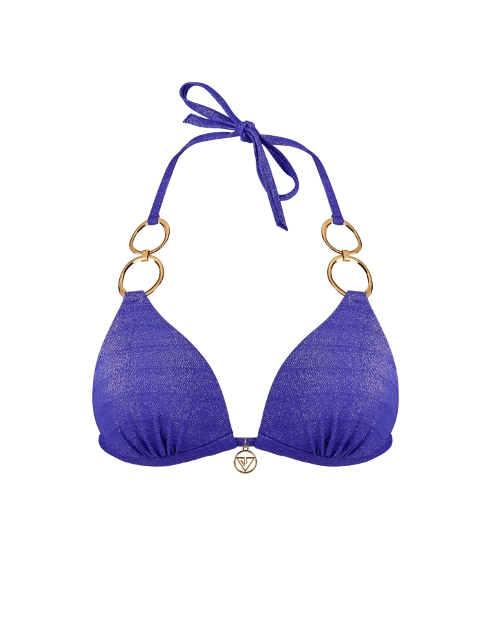 Sutien Push-Up Lurex Cerc Auriu
