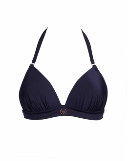 Push-up-Dreieck-Bikini mit goldenem Logo