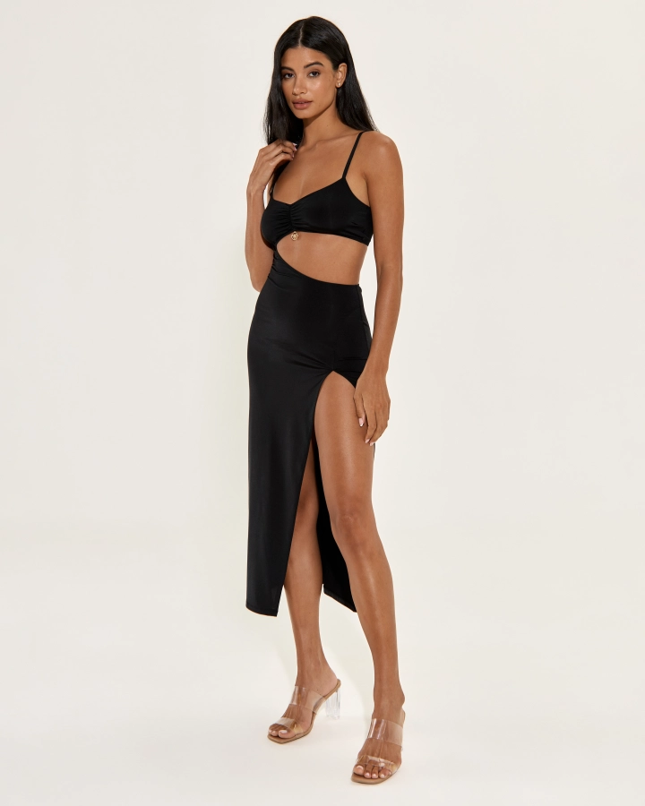 Open Maxi Dress