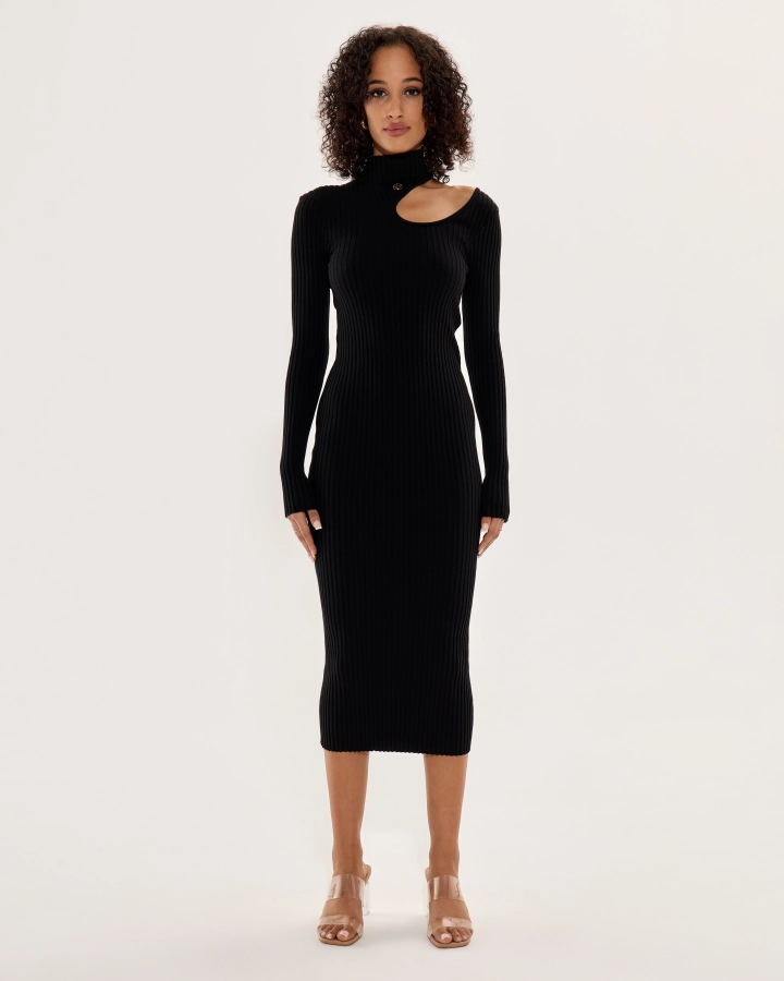 Häkelkleid Bio-Baumwolle One-Shoulder