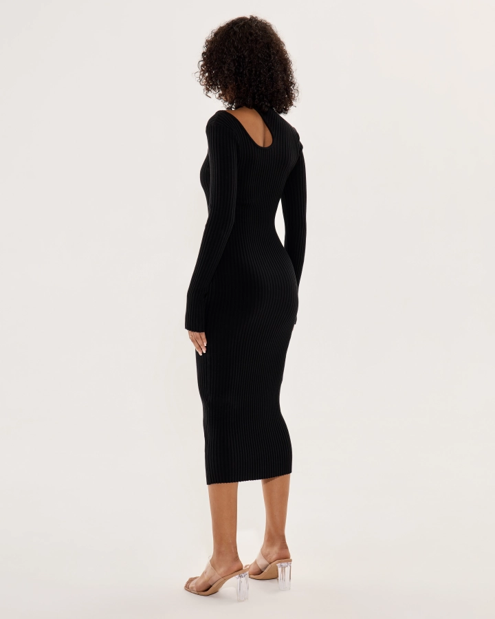 Häkelkleid Bio-Baumwolle One-Shoulder