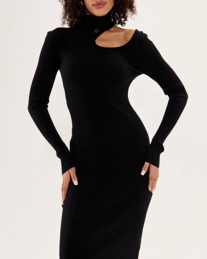 Häkelkleid Bio-Baumwolle One-Shoulder