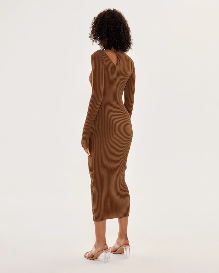 Häkelkleid Bio-Baumwolle One-Shoulder