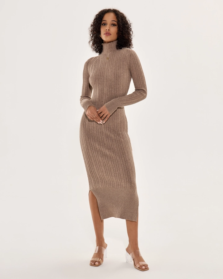 Häkelkleid Baumwolle Langarm