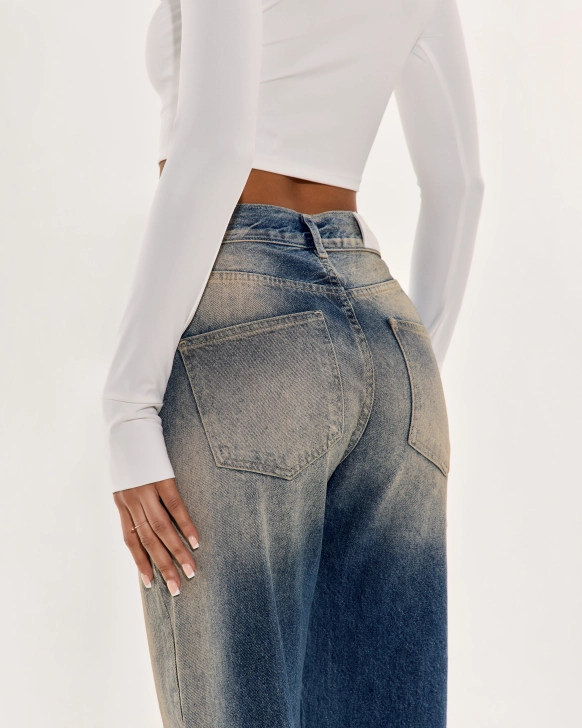 Avorio Denim Set
