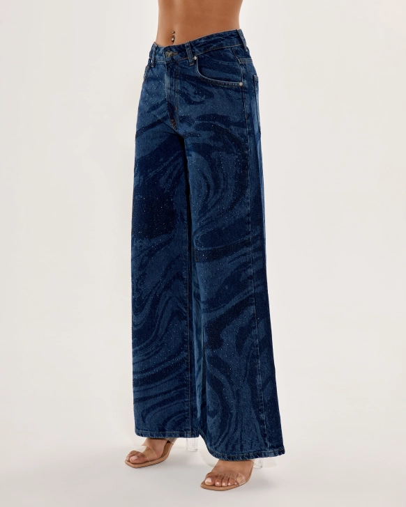 Dark Blue Denim Set