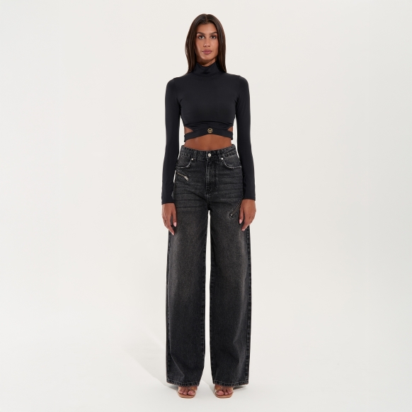 Black Denim Set