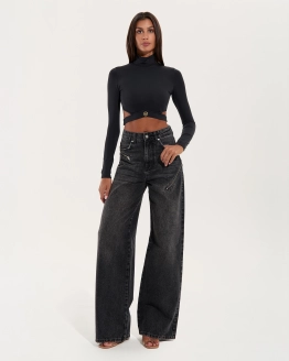 Black Denim Set – 2. kép