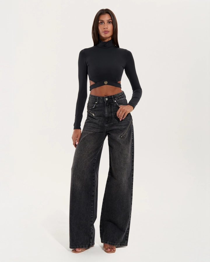 Black Denim Set – 2. kép