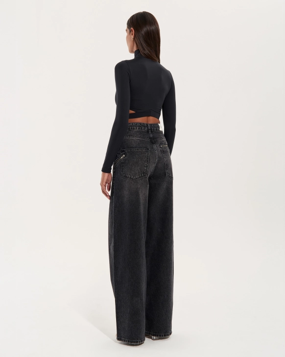 Black Denim Set